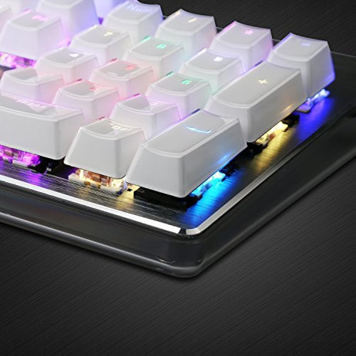 Teclado Mecánico Rgb, Rottay Teclado De Juegos Mecánicos Con 1