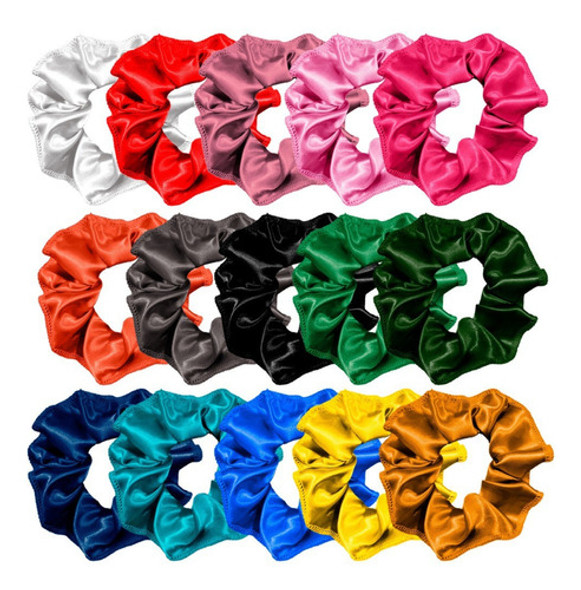 Xuxinha Para Cabelo De Cetim Cores Variadas 0