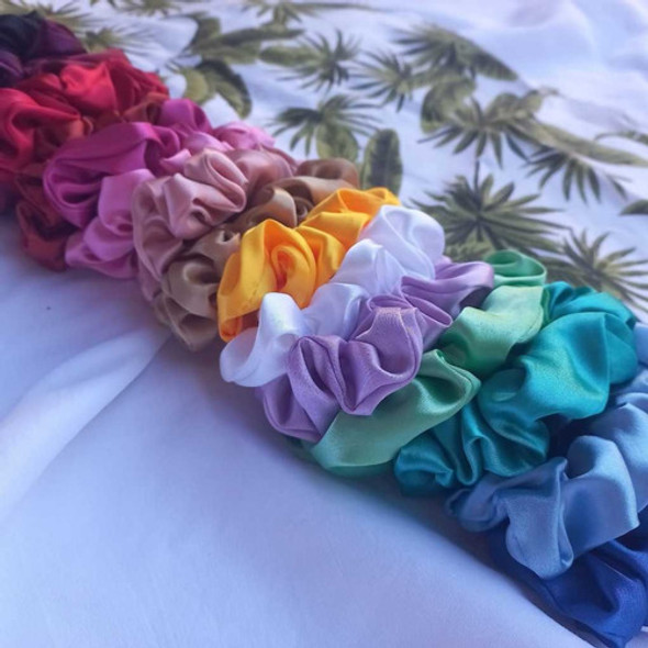 Xuxinha Para Cabelo De Cetim Cores Variadas 1
