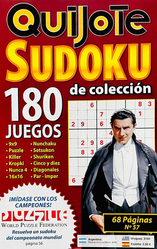 Sudoku Quijote De Colección N° 57 - 68 Paginas 0