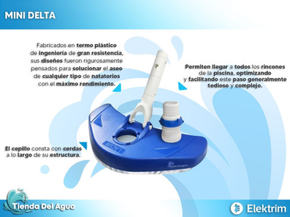 Barrefondo Mini Delta Lacus Para Limpieza De Piscinas 1