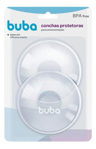 2 Conchas Protetoras Para Amamentação Buba Bicos Seios Mamil 1
