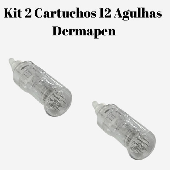 Kit 2 Cartuchos Dermapen 12 Agulhas Dr. Pen My-m Orignal 1