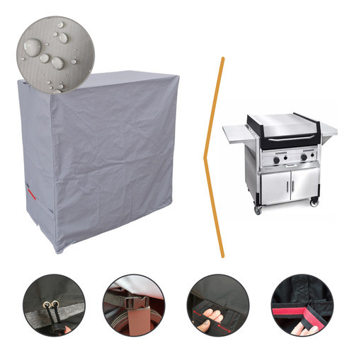 Funda Gris Para Parrilla Sauce 60 Corbelli 70x140x120 Imperm 0