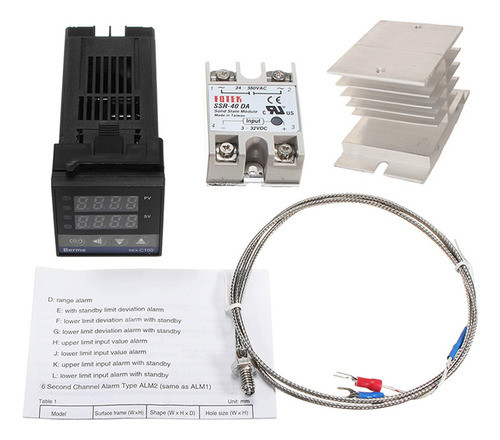 Rex-c100fk02-v*an Controlador De Temperatura Inteligente Ssr 0
