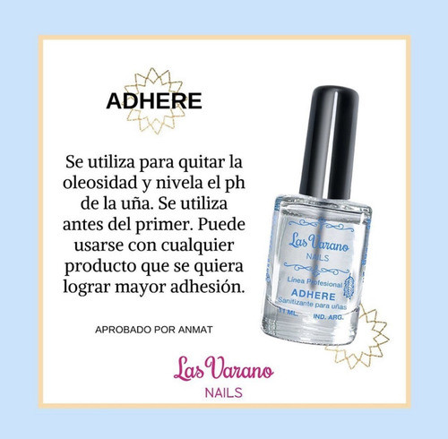 Kit La Varano Bonder Adherente + Adhere Uñas Esculpidas 1