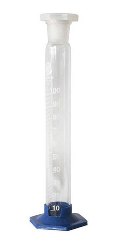Proveta Graduada Teste Gasolina Vidro Com Tampa 100 Ml 1