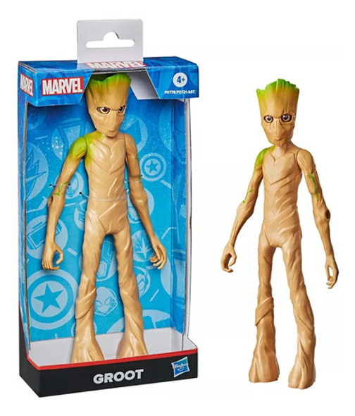 Muñeco Articulado Avengers  Yo Soy Groot 24 Cm Hasbro 0 Muñeco Articulado Avengers  Yo Soy Groot 24 Cm Hasbro 0