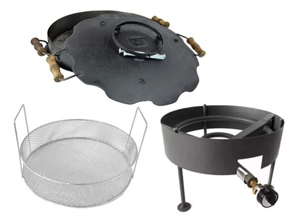 Disco Arado Ø45cm Tapa Bífera + Mechero + Canasto Freidor 0