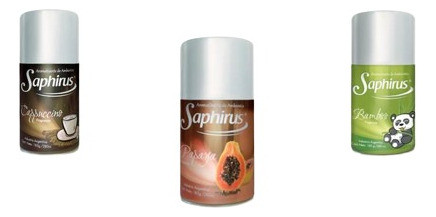 Aromatizante  De Ambiente Saphirus X 4 1