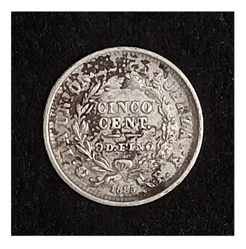 Bolivia 5 Centavos 1885 Excelente Plata Km 157.2 0