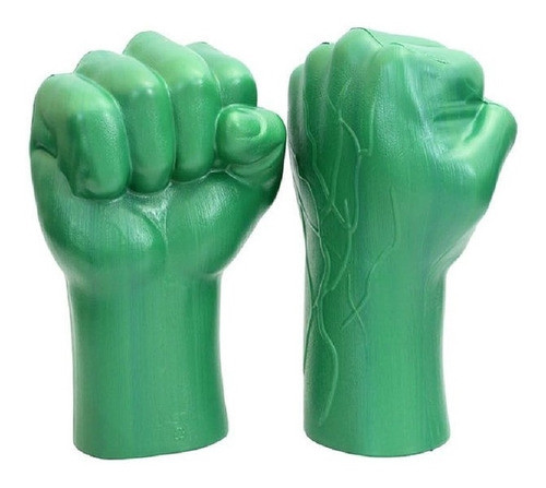 Luva Plástico Mão Brinquedo Infantil Hulk Vingadores Verde 2 0
