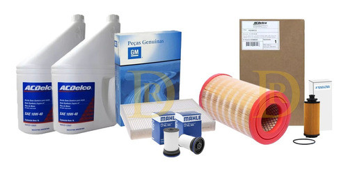 Kit Filtros + Aceite 8 Lts Chevrolet S10 2012/ Duramax  Gm 0
