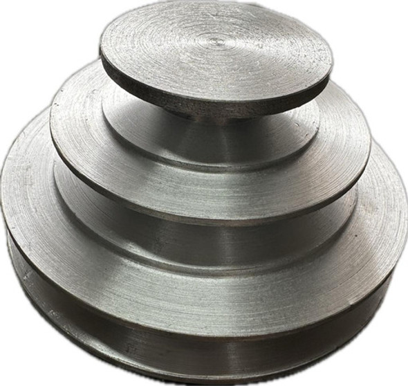 Polea Escalonada Alum. 3 Vel. 55/80/110 C/eje Mecanizado 0