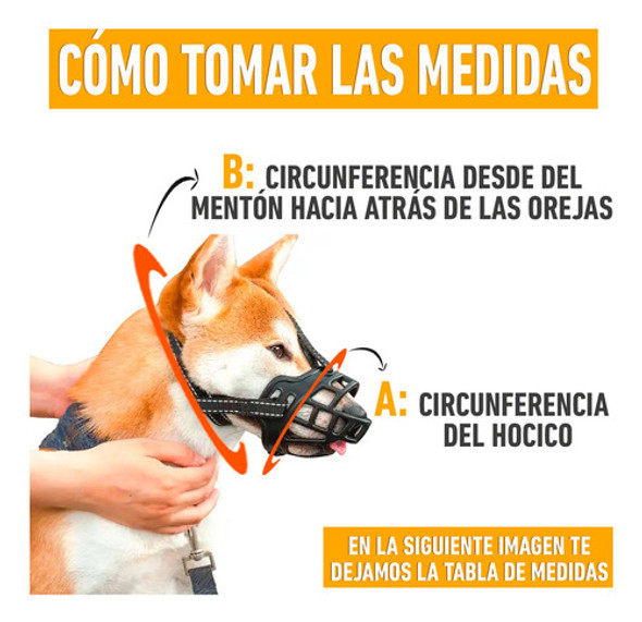 Bozal Canasta De Goma N° 1 Resistente Y Confortable 1