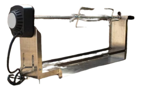 Spiedo Portatil Parrilla Tanque Camping Soporte + Pincho P6 1