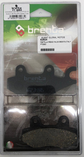 Pastilla De Freno Yamaha Xtz 125/250 Brenta Avant Motos 0