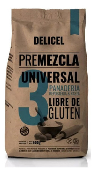 Premezcla Universal Delicel Sin Tacc 500 Grs. 0