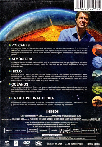 La Tierra El Poder Del Planeta (3 Dvd) - Orig. Cerr. - Mcbmi 1