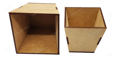 Macetas 12cm X 12cm Lisas -  Fibrofacil X10 Unidades 1