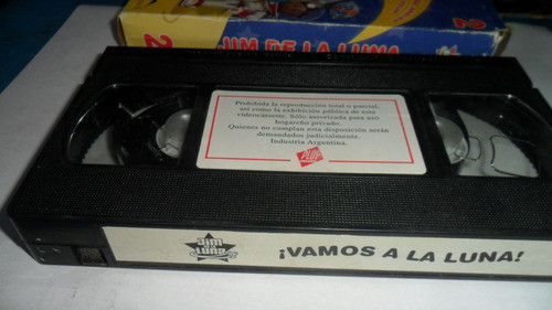 Vhs Jim De La Luna ¡ Vamos A La Luna! 0