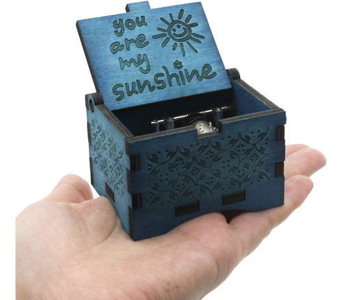 Cajas De Musica De Madera Uniqled You Are My Sunshine Laser 1