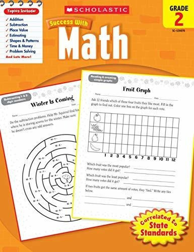 Book : Scholastic Success With Math, Grade 2 - Scholastic 0