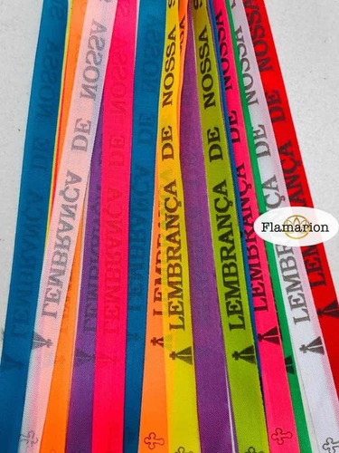 1000 Unidades Fitinhas Personalizadas Aparecida Pulseira 0