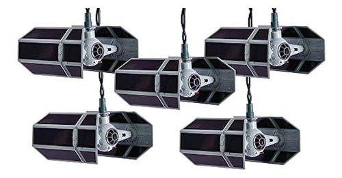 Kurt Adler Ul 10 Star Wars Juego De Luces Tie Fighter 0
