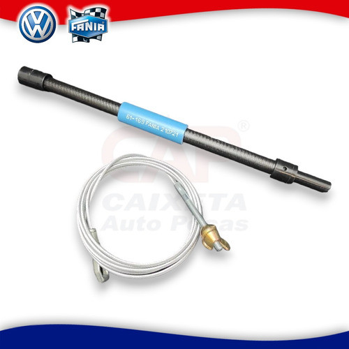 Kit Cabo De Embreagem Completo Com Tubo E Porca Vw Tl Todas 1
