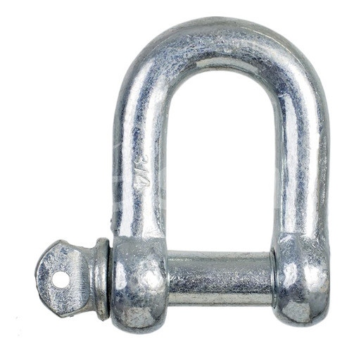 Manilha Reta Leve 1 Polegada Pino Roscado Aço Carbono Siva 1