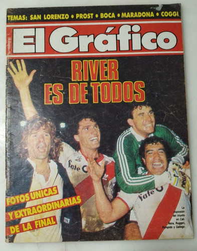 El Gráfico Edición N° 3499 River Islas Maradona Jaite Basile 0