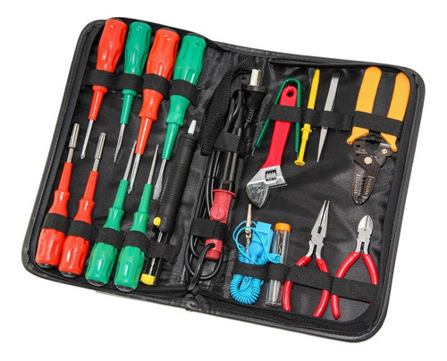 Valija Herramientas X19 Soldador Destornilladores Pinza Htec 0