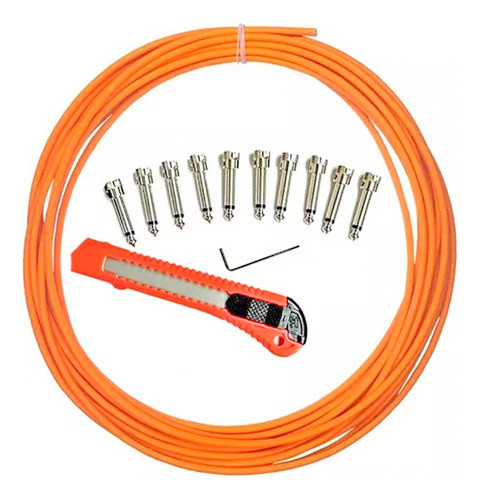 Tecniforte Mojo Path Para Pedais 10 Plugs 8 Metros De Cabo 0