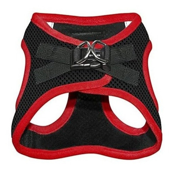 Pretal Arnes Transpirable P/gatos Y Perros Talle M -negro+b 1 Pretal Arnes Transpirable P/gatos Y Perros Talle M -negro+b 1