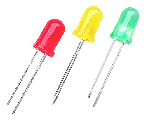 Led Amarillo ,verde Y Rojo  Brillo   5mm ... 20x  U$d 7 1