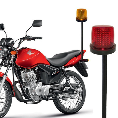 Kit 3 Sinalizador De Led Giroled Giroflex Led Moto 54 Leds 0