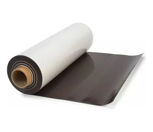 Rollo Plancha Imán Con Adhesivo 1 Mts X 61cm Lamina 0.3 Mm 0