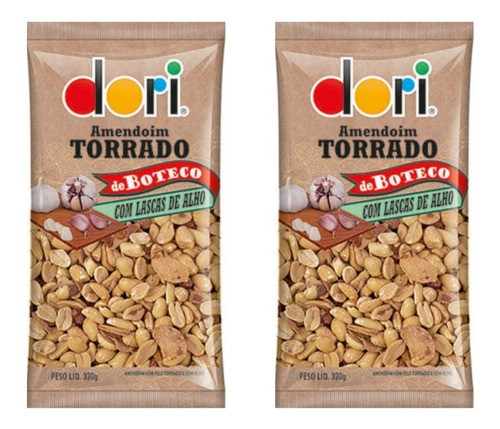 Amendoim Sabor Irresistível De Alho Snack Para O Jogo 640g 0