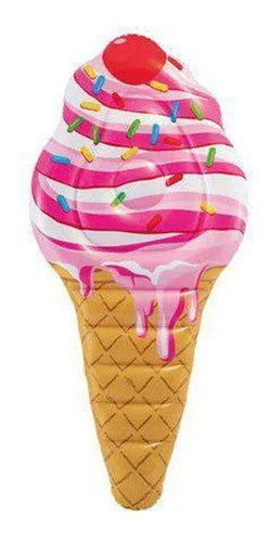 Boia Colchão Ice Cream Bronzeador Inflável Intex 58762 0
