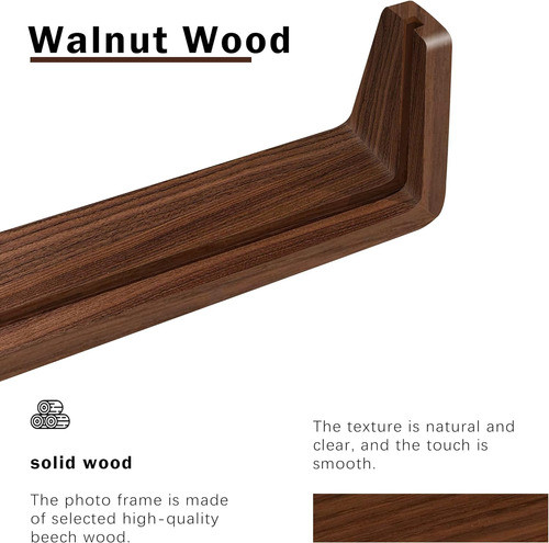 Marco Fotos Portaretrato Base Madera Y Vidrio Acrílico 13x18 1