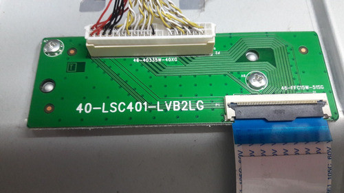 Cable Conector Lvds + Placa De Acople + Flex Rca L40nsmart 1