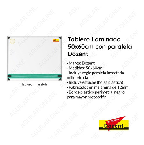 Tablero 50x60 Dibujo Dozent By Plantec  Paralela Importada 1