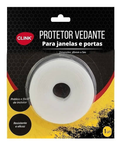 Protetor Vedante P/janelas Portas 45mm X 5m Clink 1