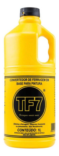 Tf7 Convertedor De Ferrugem 1 Litro Envio Imediato 04un 0