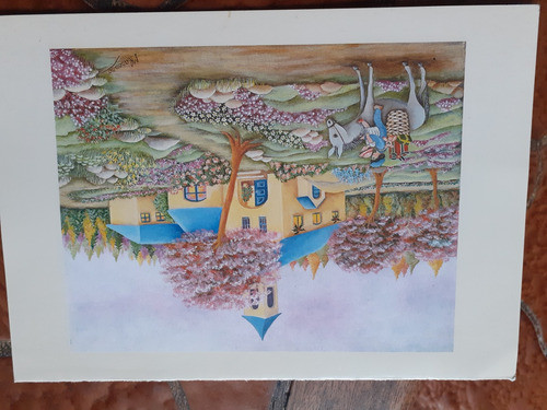Postal Para Enmarcar En Color Pastel 0