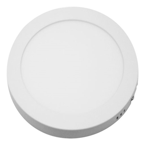 Panel Plafon Led 12w Aplicar Redondo 16cm Bellalux Luz Fria 0
