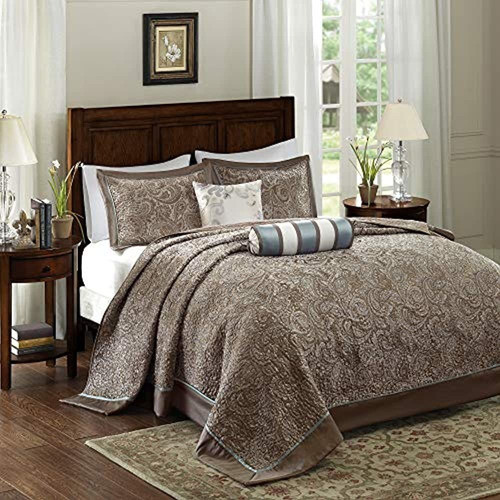 Edredón Madison Park, Diseño Tradicional De Jacquard De Lujo 1