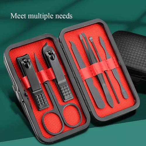 Set X7 Piezas Matte De Manicuria Pedicuria Cuidado Personal 1