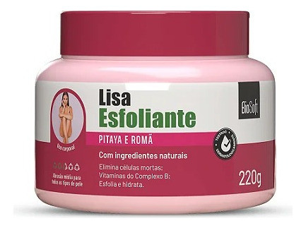 Creme Esfoliante Pitaia E Roma Bio Soft 220g 1